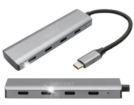 hub-usb-typ-c-digitus-4-portowy-4x-usb-typ-c-aluminium-5gbps