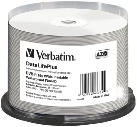 plyta-dvd-r-dl-verbatim-47gb-50szt-cake-50-biala-do-nadruku-dl-azo