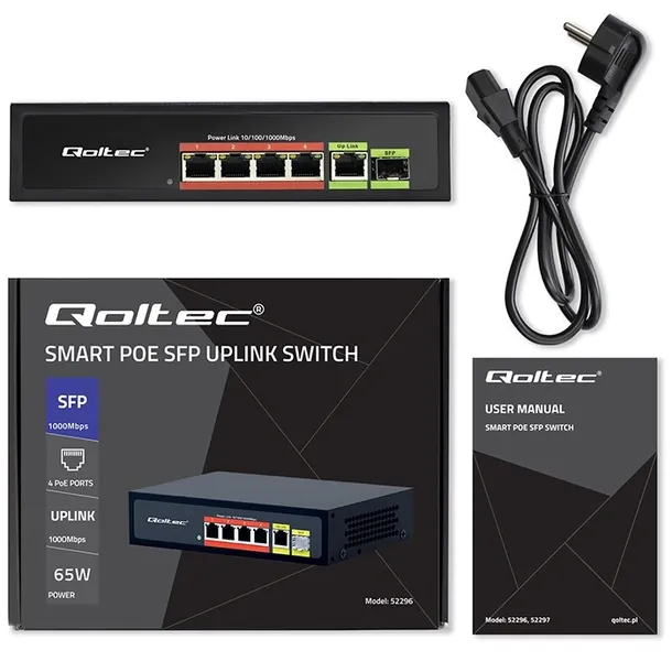 switch-poe-qoltec-52296-6-portow