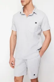 trendyol-szary-komplet-meski-z-krotkim-rekawem-i-kieszenia-casual-l-5ha