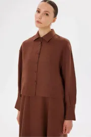 brazowa-koszula-len-z-dlugim-rekawem-z-kolnierzykiem-casual-5ha