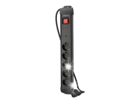 lanberg-listwa-zasilajaca-5m-5x230v-schuko-przeciwprzepieciowa-czarna