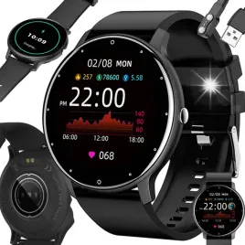 smartwatch-zegarek-damski-meski-bluetooth-rozmowy-gumowy-pasek-sport-czarny