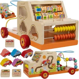 montessori-auto-drewniany-samochod-klocki-sorter-liczydlo-ksztalty-cyfry