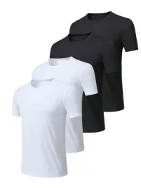 shein-t-shirt-meski-gladki-z-okraglym-dekoltem-4-pak-s-1ma