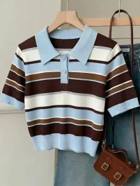 shein-koszulka-polo-damska-w-paski-krotki-rekaw-m-1ma