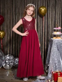 shein-czerwona-sukienka-na-wesele-z-cekinowym-gora-i-tiulem-128-134-1ma