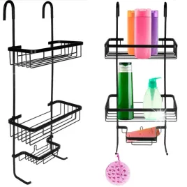 polka-pod-prysznic-wiszaca-lazienkowa-loft-czarna-do-lazienki-nierdzewna