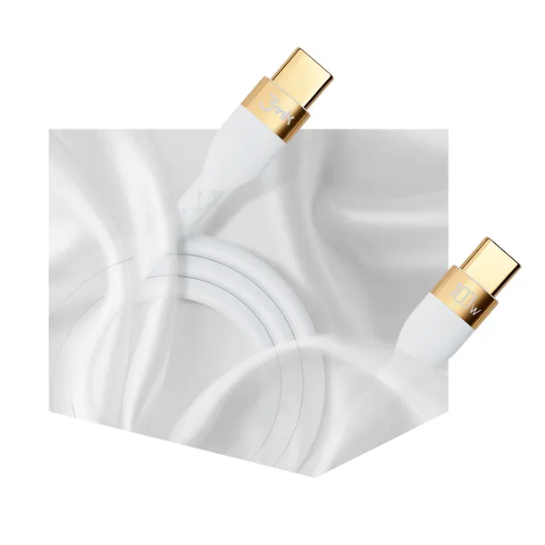 kabel-3mk-usb-typ-c-usb-typ-c-2-m-bialy-dlugosc-przewodu-2-m