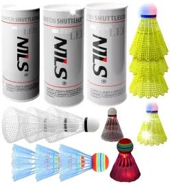 duzy-zestaw-swiecacych-lotek-led-nylonowe-do-gry-w-badminton-9szt-9w1-lotki