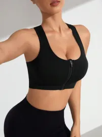 shein-czarny-bezszwowy-sportowy-top-zapiecie-z-przodu-m-2ba