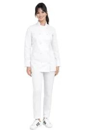 uniform-kucharski-bialy-zestaw-damski-bluza-taliowana-cygaretki-roz-xl