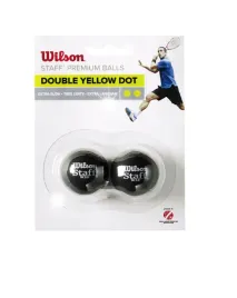 pilka-do-squasha-wilson-staff-2szt-double-yellow-d