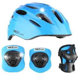 zestaw-ochraniaczy-i-kask-dla-chlopaka-xs-niebieski-na-rower-rolki-nils