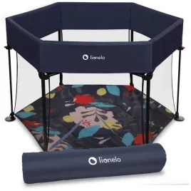 kojec-dla-dziecka-lionelo-roel-blue-navy-lockguard-skladany-materac-torba