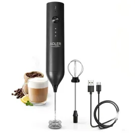 mocny-spieniacz-do-mleka-akumulatorowy-usb-c-2-nasadki-mikser-matcha-2w1