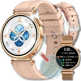 smartwatch-zegarek-damski-rozmowy-pomiar-cukru-pl-menu-sport-3-paski-szklo