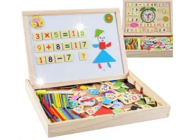 magnetyczna-drewniana-tablica-do-nauki-akcesoria-zegarek-cyfry-matematyki