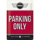 tablica-plakat-mini-cooper-parking-only-blaszany