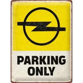 tablica-szyld-opel-parking-only-blacha-30x40-gift