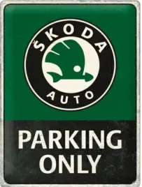 tablica-plakat-skoda-parking-only-30x40-cm-nostalgic-art-retro