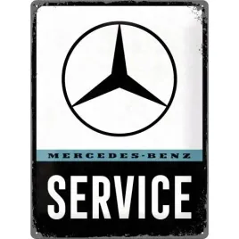 plakat-metalowy-30x40cm-mercedes-benz-service-logo-szyld