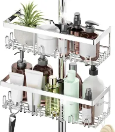 polka-organizer-prysznicowy-na-drazek-stal-nierdzewna-srebrny-zestaw-2-szt
