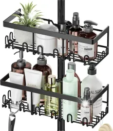 polka-organizer-prysznicowy-na-drazek-stal-nierdzewna-czarny-zestaw-2-szt