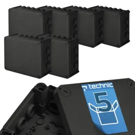 5x-edo-technic-puszka-hermetyczna-natynk-z-dlawikami-ip44-240x190h95-czarna