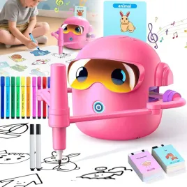 interaktywny-rysunek-robot-dla-dzieci-edukacyjny-zestaw-100-kartek-markerow