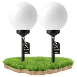 2x-lampa-solarna-ogrodowa-kula-led-20cm-wbijana-biala-zimna