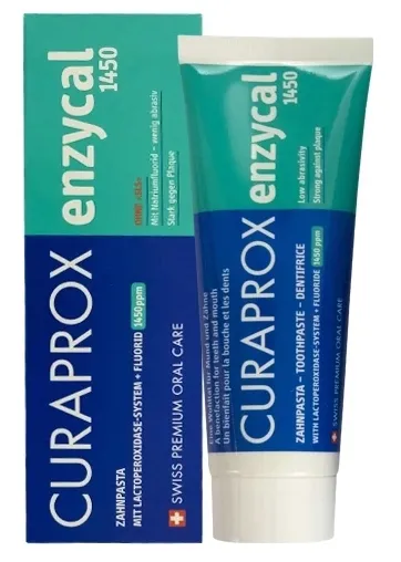 CURAPROX enzycal 1450ppm fluoru Pasta do zębów łagodna i wzmacniająca 75ml