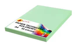 papier-techniczny-a4-160g-zielony-pastelowy-50-arkuszy