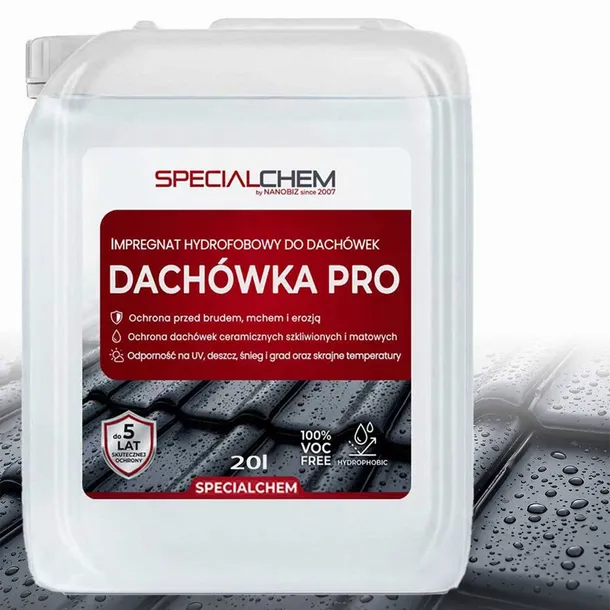 SPECIALCHEM DACHÓWKA PRO impregnat do dachówek 20L=140-200m² hydrofobowy