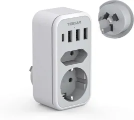 tessan-adapter-australia-6-w-1-adapter-nowa-zelandia-z-1-usb-c-i-3-usb-a