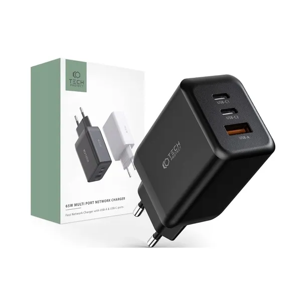 ladowarka-sieciowa-tech-protect-65w-2xusb-typ-c-usb-a