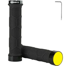 gripy-rowerowe-rockbros-dla-doroslych-czarne-z-odblaskami-2szt
