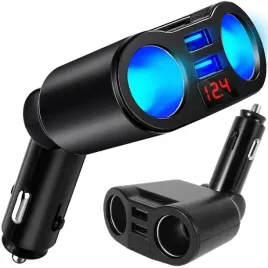 rozdzielacz-gniazda-zapalniczki-usb-woltomierz-ladowarka-2-porty-usb