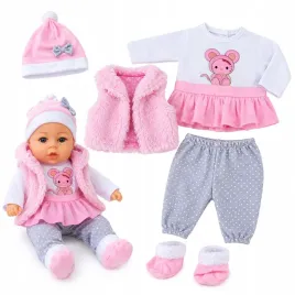 ubranko-dla-lalki-bobas-45-cm-komplet-z-myszka-body-bezrekawnik-buciki
