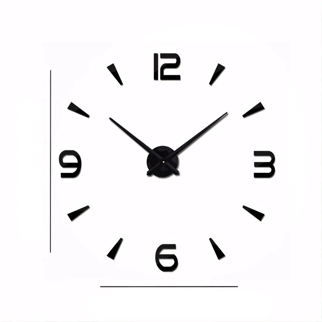 zegar-scienny-retoo-czarny-130cm-linia-zegar-retoo