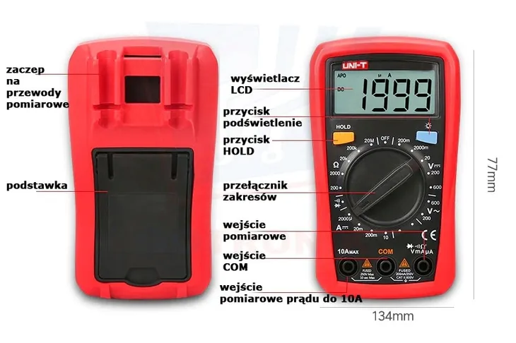 multimetr-reczny-uni-t-ut33b-pomiar-napiecie-przemienne-ac