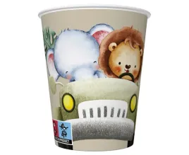 kubeczki-papierowe-safari-animals-in-jeep-250-ml-8-szt