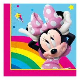 serwetki-papierowe-myszka-mini-minnie-rainbow-33x33-cm-20-szt-na-urodziny