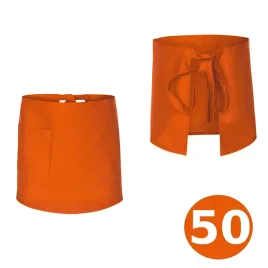 zapaska-kelnerska-fartuch-kucharski-50cm-pomarancz