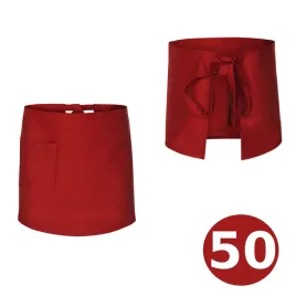 zapaska-kelnerska-fartuch-kucharski-50cm-czerwona