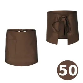 zapaska-kelnerska-fartuch-kucharski-50cm-brazowa
