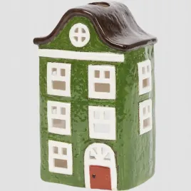 domek-ceramiczny-swiecznik-lampion-zielony-duzy