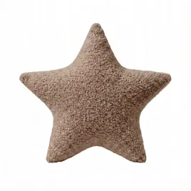 poduszka-gwiazdka-dekoracyjna-boucle-brown