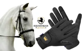 rekawiczki-jezdzieckie-equestrian-queen-bali-antyposlizgowe-czarne-s