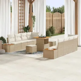 vidaxl-zestaw-sof-na-ogrod-z-poduszka-11-pcs-bezowy-polirattan